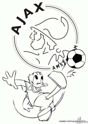 Ajax 3 kleurplaat om te printen en kleuren