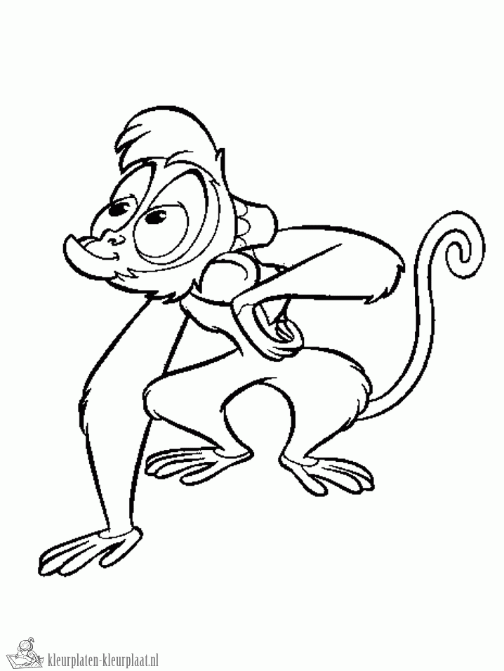 Aladdin 18 kleurplaat