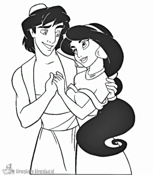 Aladdin 21 kleurplaat om te printen en kleuren