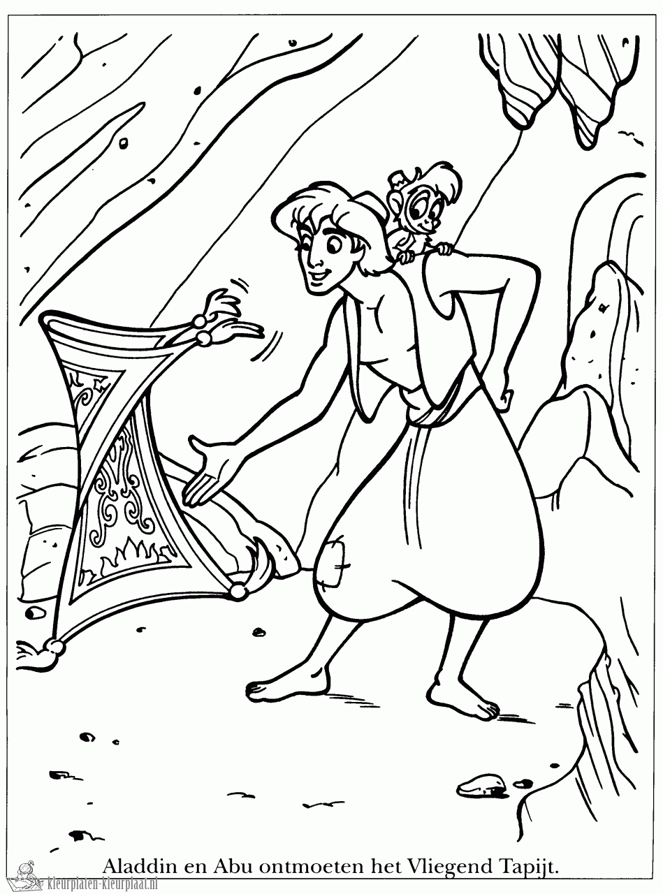 Aladdin 26 kleurplaat