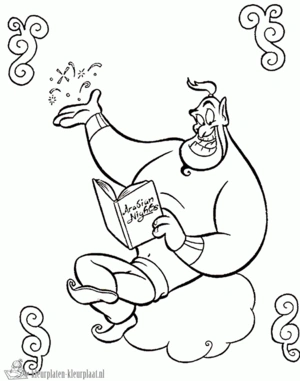 Aladdin 27 kleurplaat om te printen en kleuren