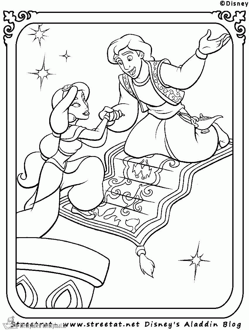 Aladdin 3 kleurplaat