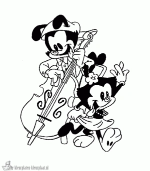Animaniacs 3 kleurplaat om te printen en kleuren
