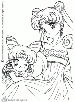 Anime 7 kleurplaat om te printen en kleuren