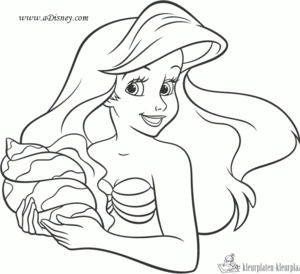 Ariel 15 kleurplaat om te printen en kleuren