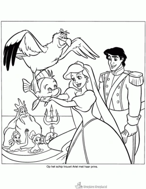 Ariel 16 kleurplaat om te printen en kleuren