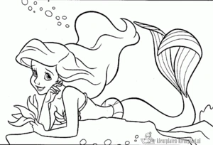 Ariel 70 kleurplaat om te printen en kleuren