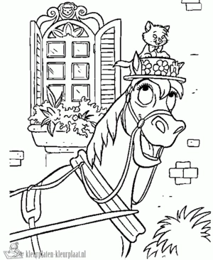 Aristocats 12 kleurplaat om te printen en kleuren