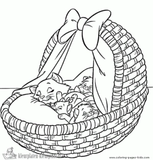 Aristocats 13 kleurplaat om te printen en kleuren