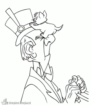 Aristocats 20 kleurplaat om te printen en kleuren