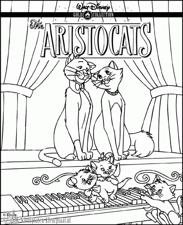 Aristocats 26 kleurplaat