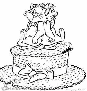 Aristocats 30 kleurplaat om te printen en kleuren