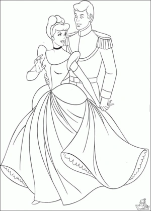 Assepoester 12 kleurplaat om te printen en kleuren
