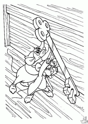 Assepoester 2 kleurplaat om te printen en kleuren