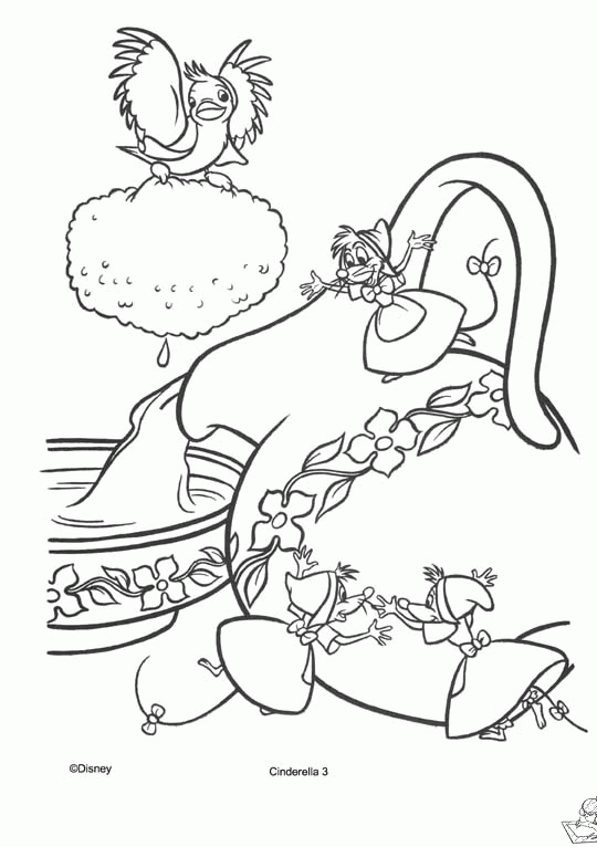 Assepoester 20 kleurplaat