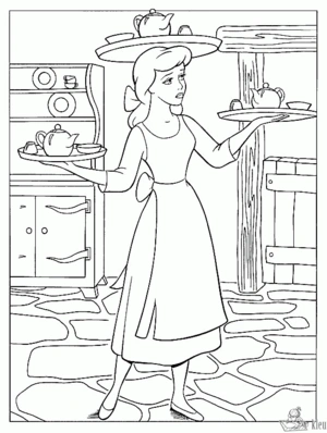 Assepoester 25 kleurplaat om te printen en kleuren