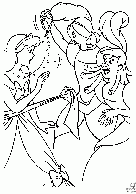 Assepoester 32 kleurplaat
