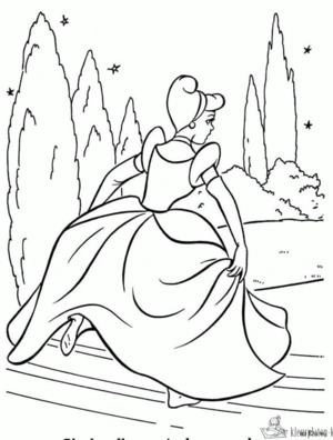 Assepoester 34 kleurplaat om te printen en kleuren