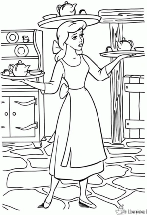 Assepoester 36 kleurplaat om te printen en kleuren