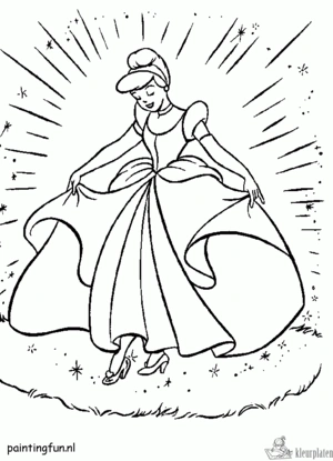 Assepoester 37 kleurplaat om te printen en kleuren