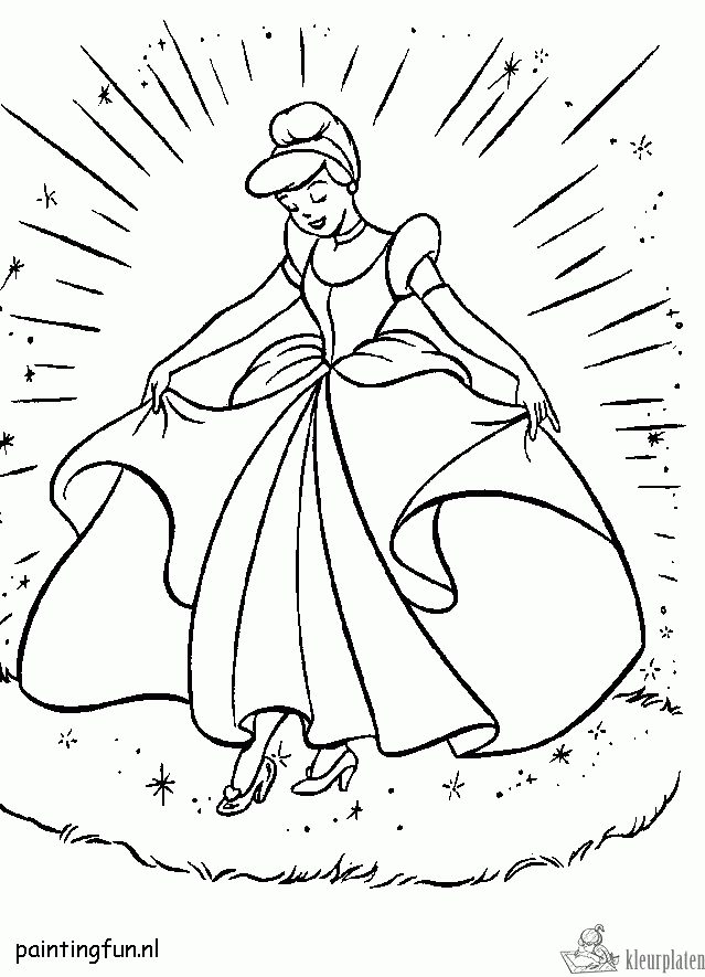 Assepoester 37 kleurplaat