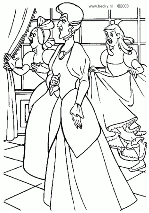 Assepoester 45 kleurplaat om te printen en kleuren