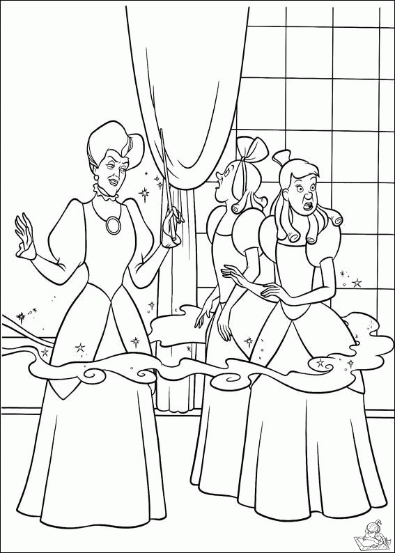 Assepoester 49 kleurplaat