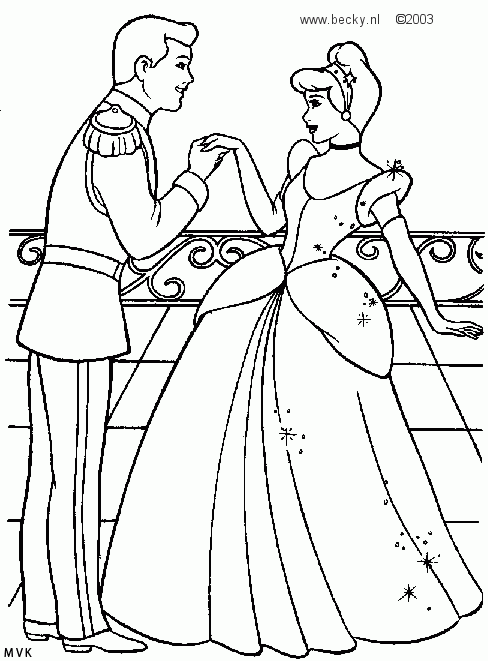 Assepoester 51 kleurplaat