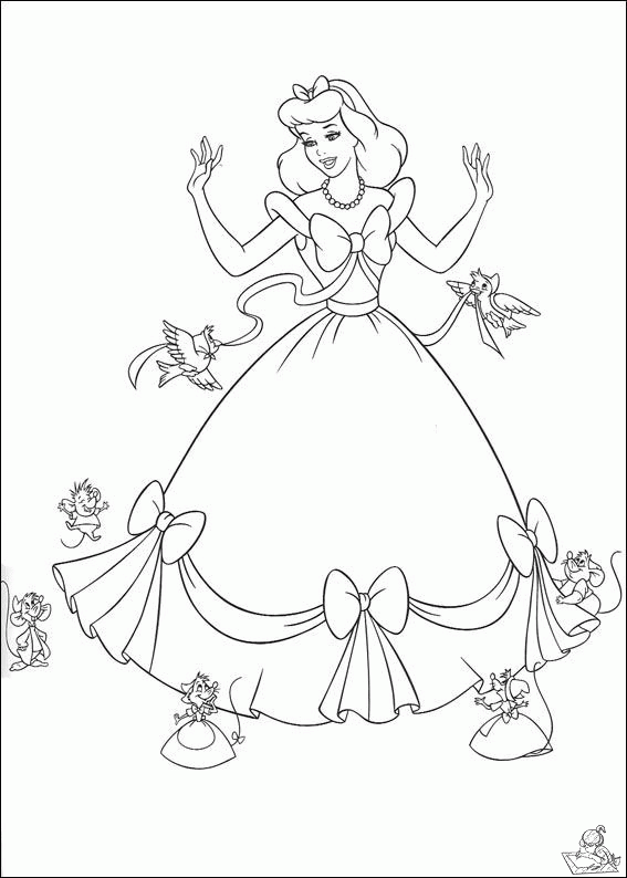 Assepoester 54 kleurplaat