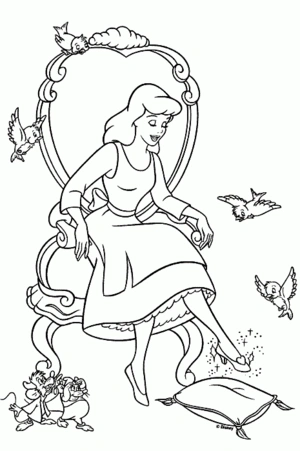 Assepoester 58 kleurplaat om te printen en kleuren