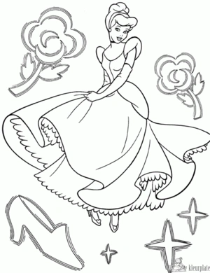 Assepoester 62 kleurplaat om te printen en kleuren