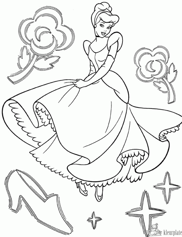 Assepoester 62 kleurplaat