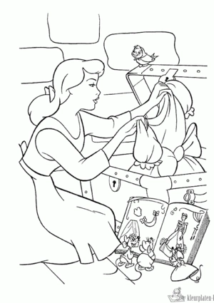 Assepoester 8 kleurplaat om te printen en kleuren