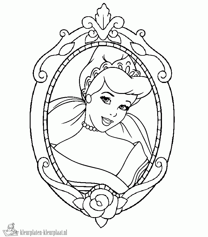 Assepoester 84 kleurplaat