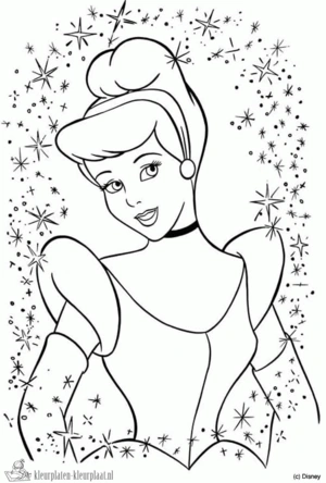Assepoester 85 kleurplaat om te printen en kleuren