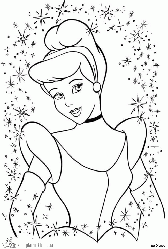 Assepoester 85 kleurplaat