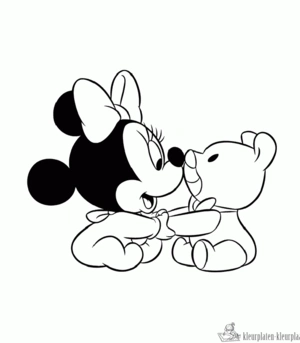 Baby 2 kleurplaat om te printen en kleuren