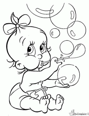 Baby 29 kleurplaat om te printen en kleuren