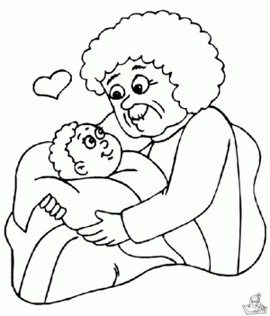 Baby 48 kleurplaat om te printen en kleuren