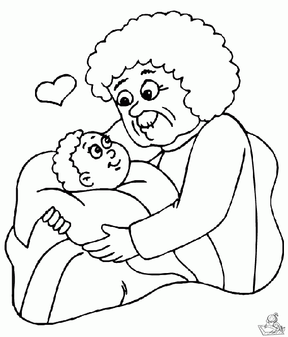 Baby 48 kleurplaat