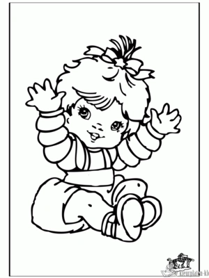 Baby 53 kleurplaat om te printen en kleuren