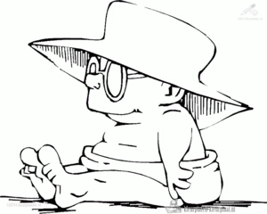 Baby 55 kleurplaat om te printen en kleuren