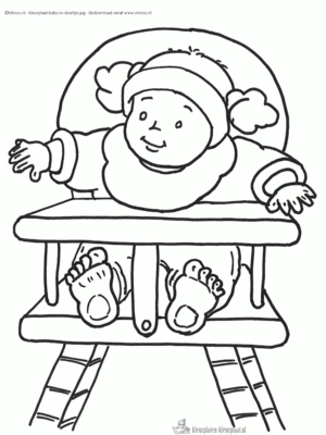 Baby 71 kleurplaat om te printen en kleuren