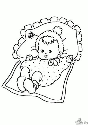 Baby 81 kleurplaat om te printen en kleuren
