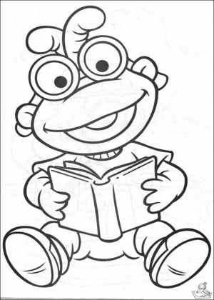 Baby 88 kleurplaat om te printen en kleuren