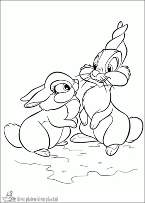 Bambi 36 kleurplaat om te printen en kleuren