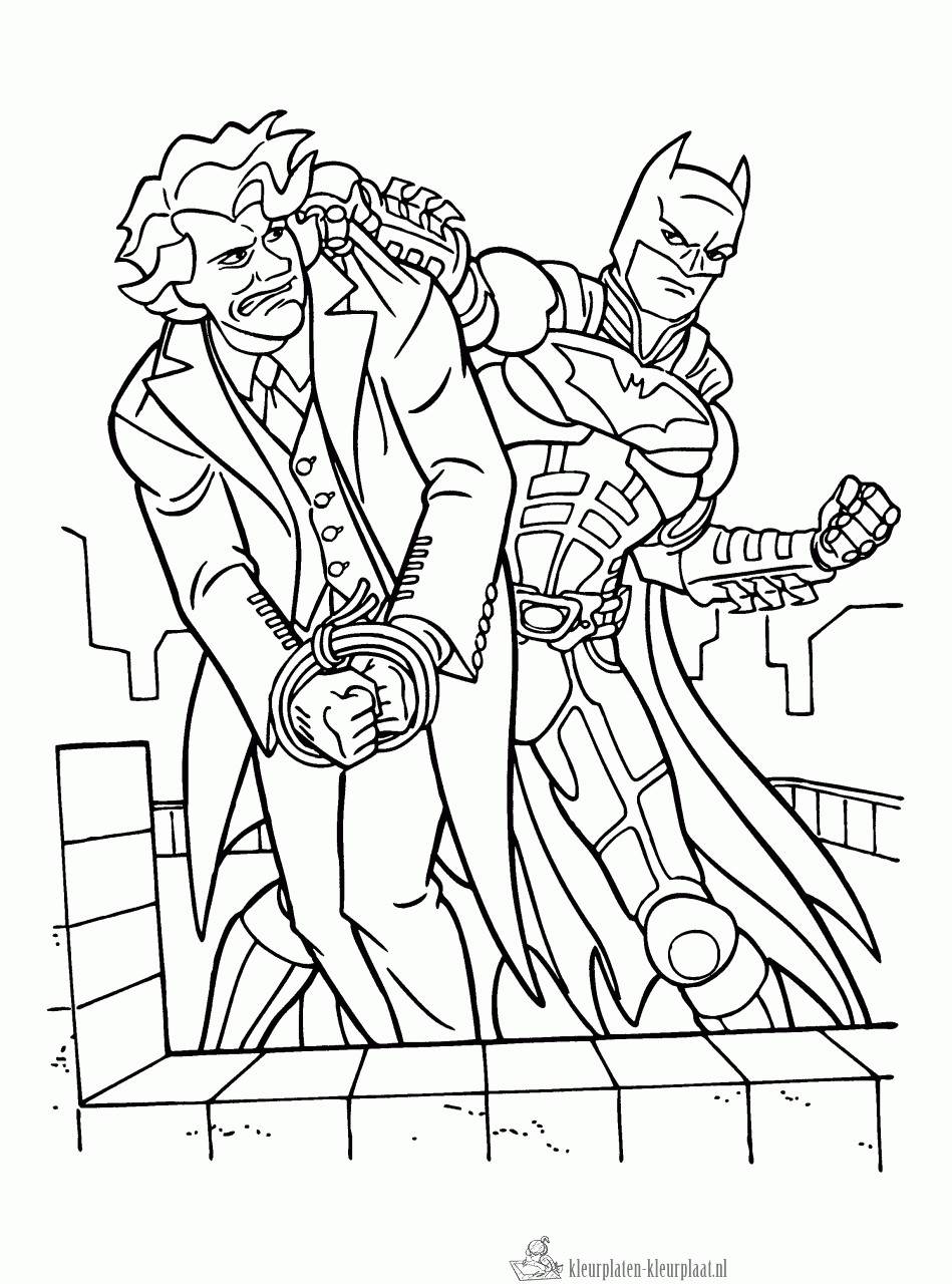 Batman 102 kleurplaat