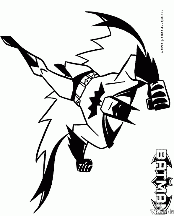 Batman 17 kleurplaat