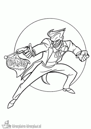 Batman 56 kleurplaat om te printen en kleuren