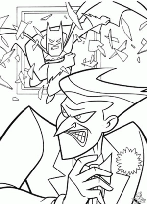 Batman 71 kleurplaat om te printen en kleuren